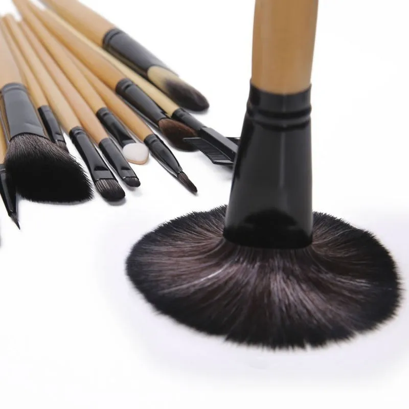 Professional Cosmetics Gift Bag Of  24 pcs Makeup Brush Sets