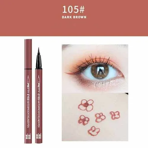 Professional Fast Dry Smooth Waterproof Eyeliner Pencils Eyes Brown