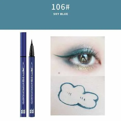Professional Fast Dry Smooth Waterproof Eyeliner Pencils Eyes Brown