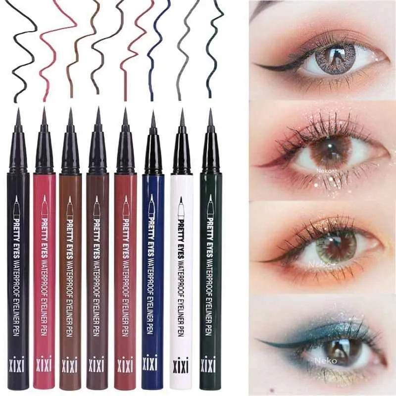 Professional Fast Dry Smooth Waterproof Eyeliner Pencils Eyes Brown