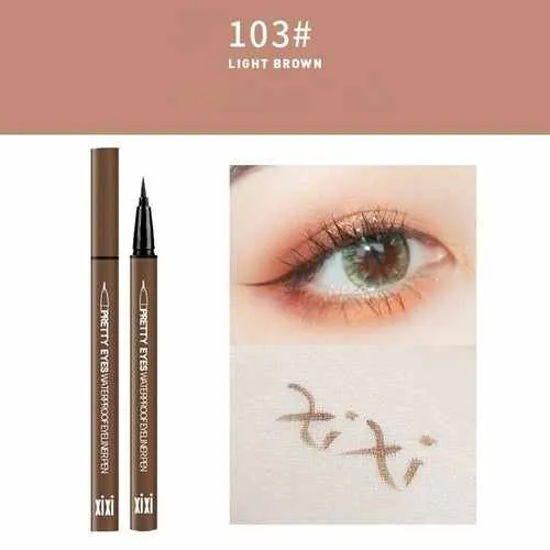 Professional Fast Dry Smooth Waterproof Eyeliner Pencils Eyes Brown