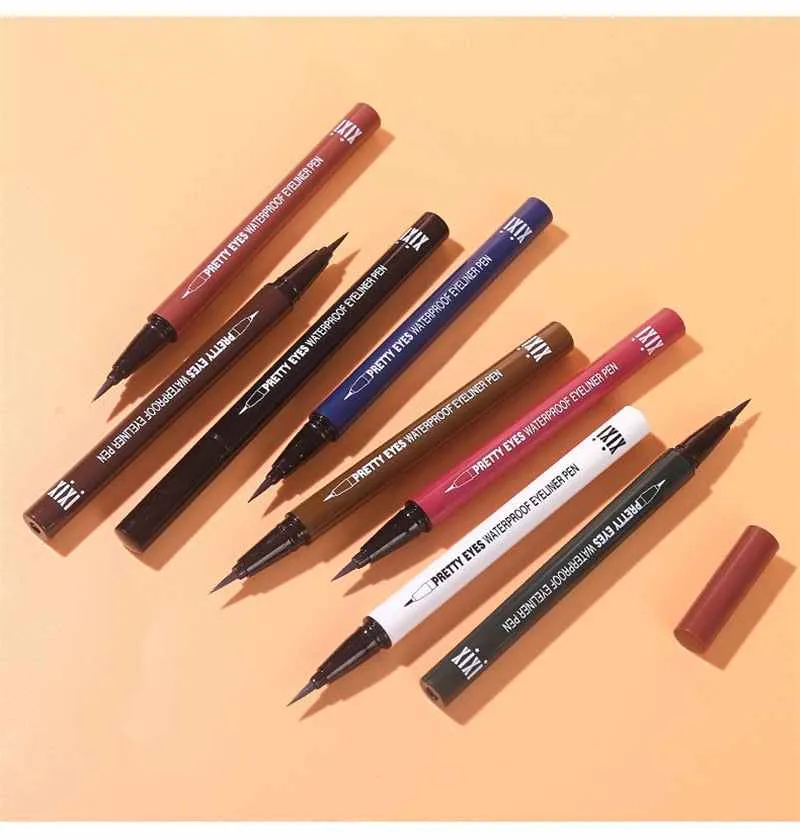 Professional Fast Dry Smooth Waterproof Eyeliner Pencils Eyes Brown
