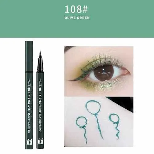 Professional Fast Dry Smooth Waterproof Eyeliner Pencils Eyes Brown