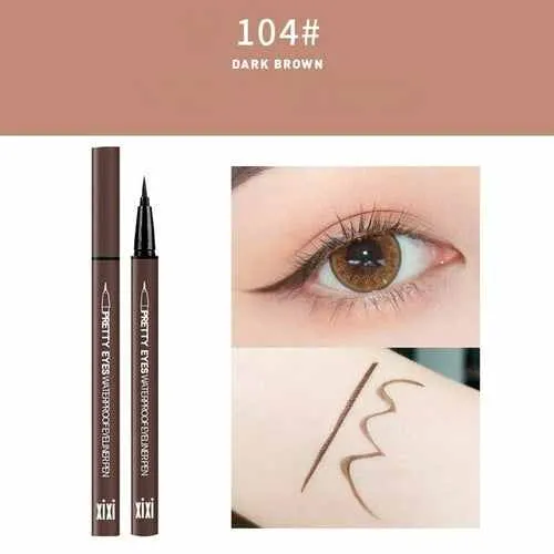 Professional Fast Dry Smooth Waterproof Eyeliner Pencils Eyes Brown