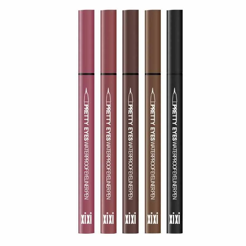 Professional Fast Dry Smooth Waterproof Eyeliner Pencils Eyes Brown