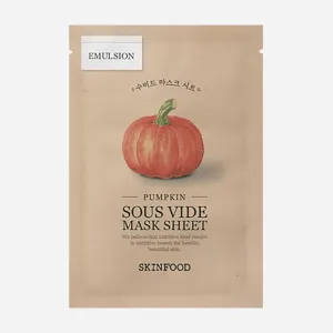 Pumpkin Sous Vide Mask Sheet