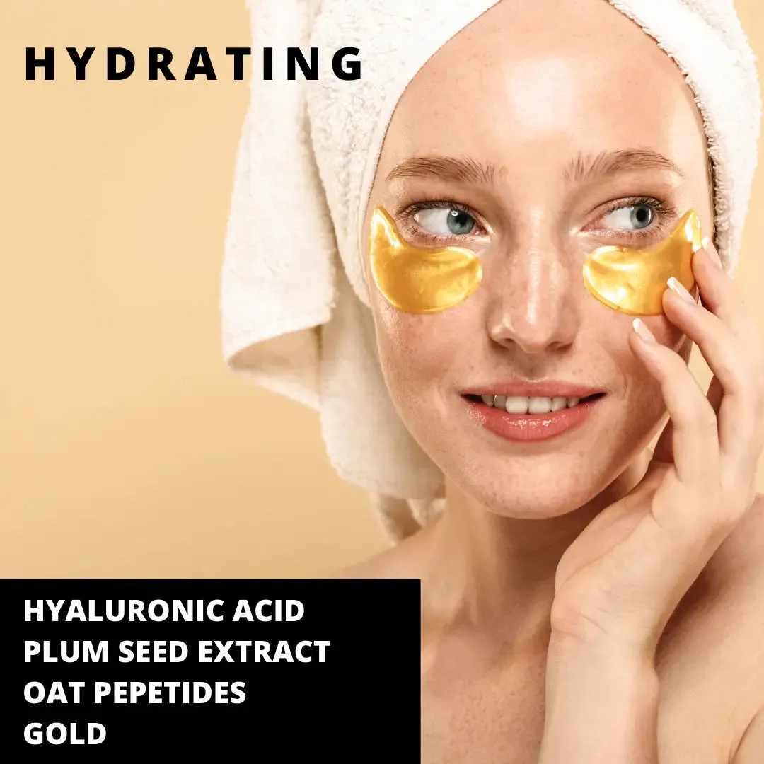 PURE SOL. Perk Up Gold and Hyaluronic Acid Eye Mask