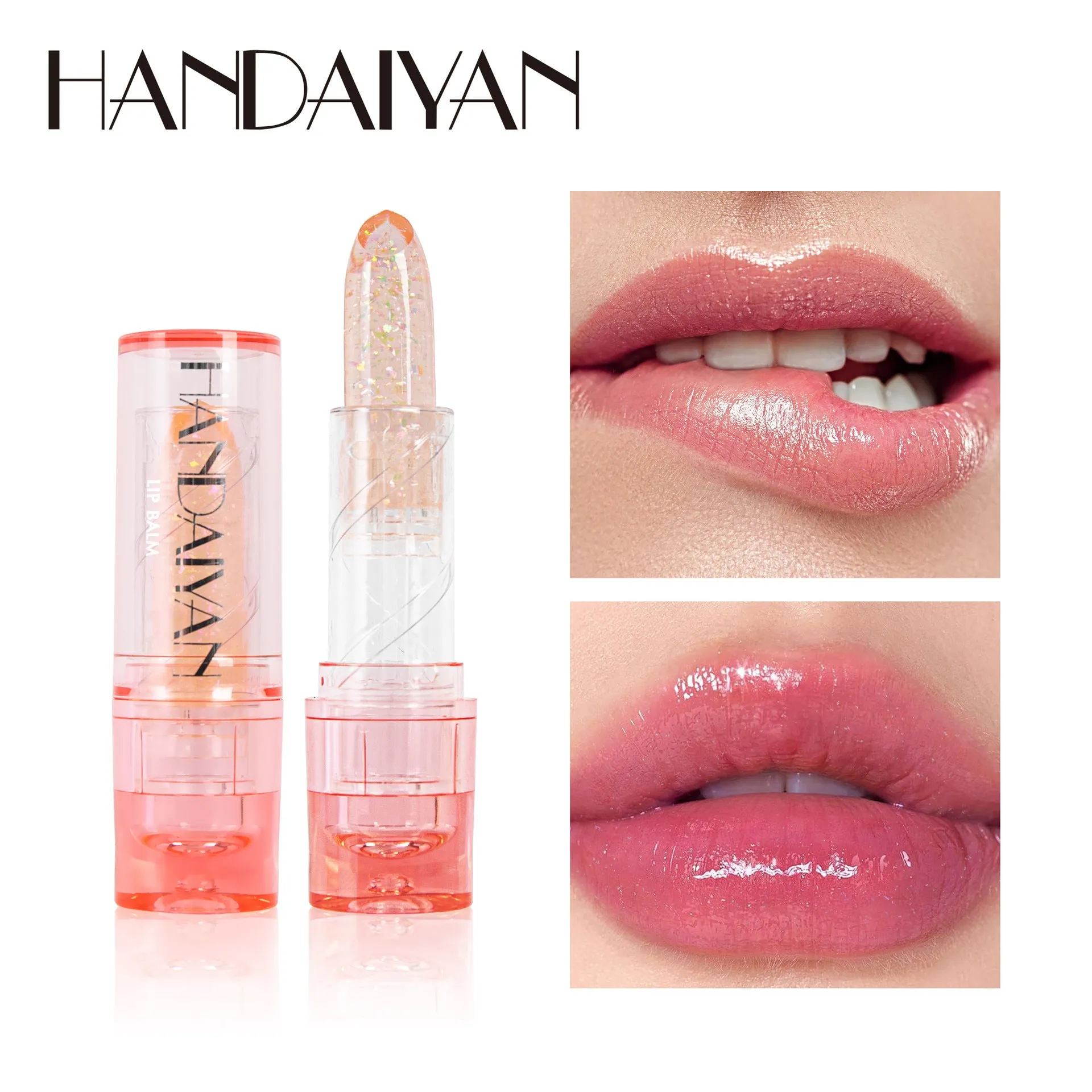 Quartet Color-Changing Moisturizing Lip Oil: Shimmering, Anti-Cracking Jelly Lip Balm