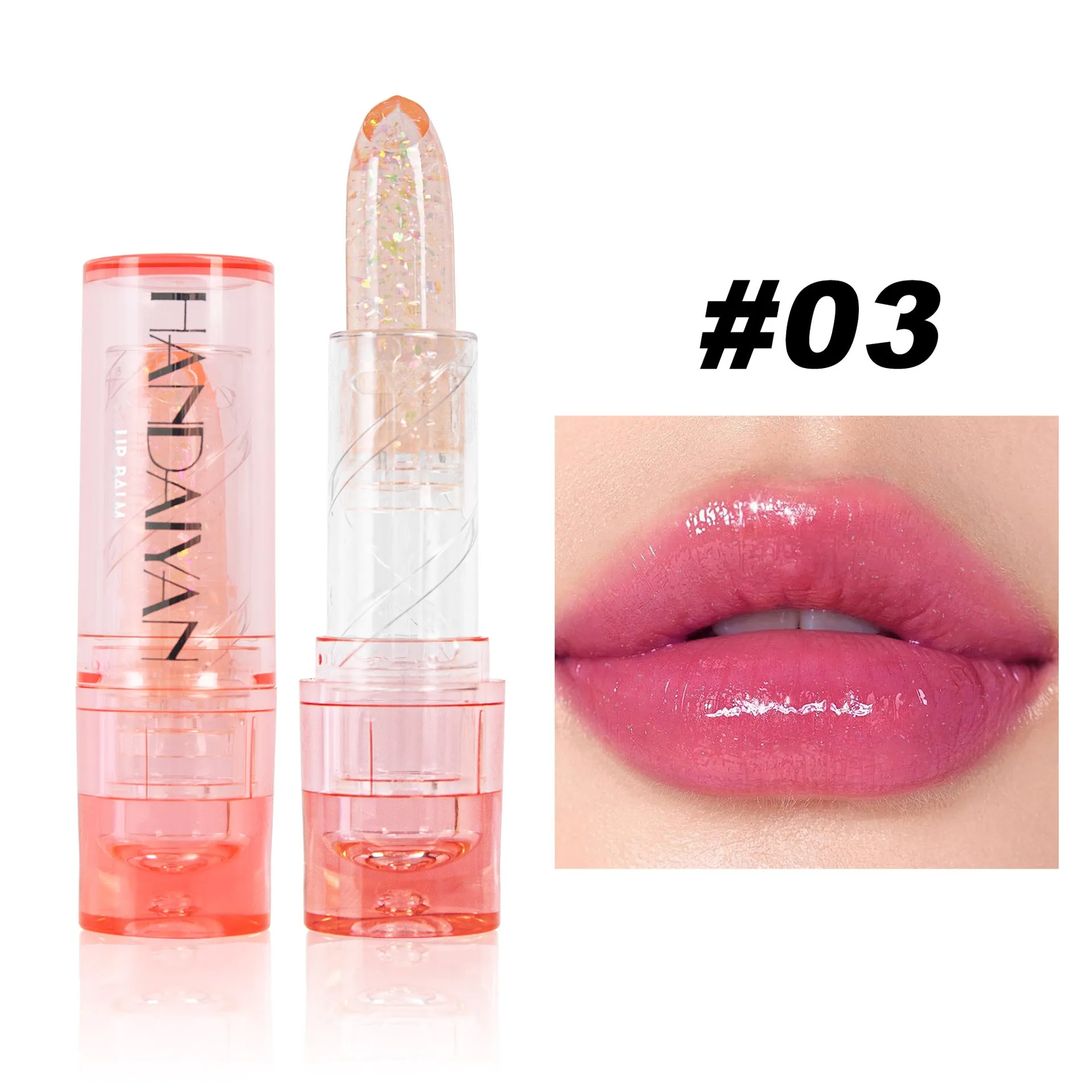 Quartet Color-Changing Moisturizing Lip Oil: Shimmering, Anti-Cracking Jelly Lip Balm