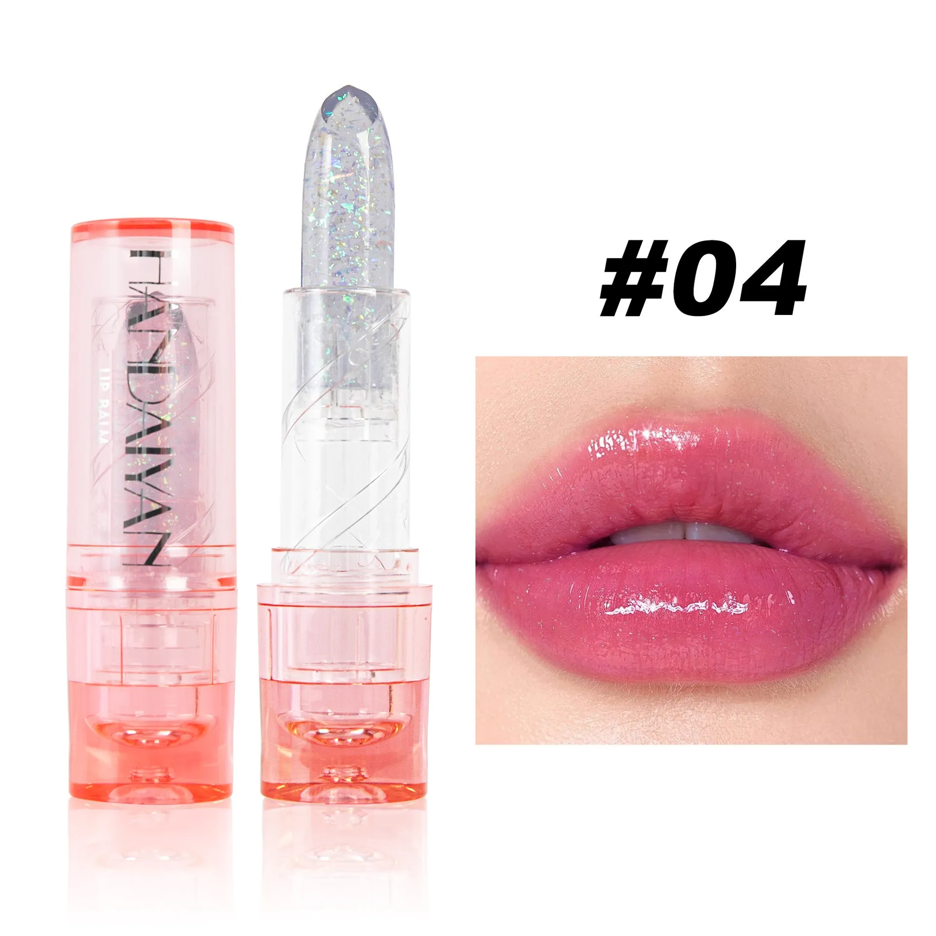 Quartet Color-Changing Moisturizing Lip Oil: Shimmering, Anti-Cracking Jelly Lip Balm