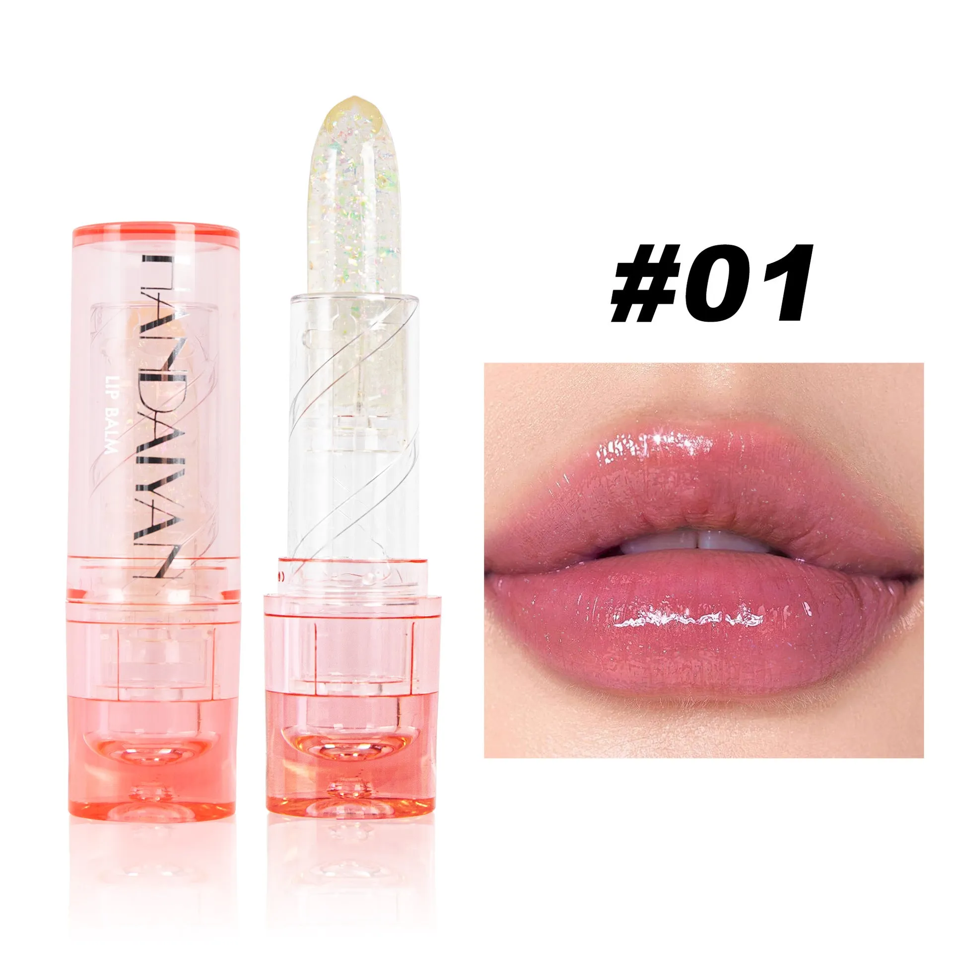Quartet Color-Changing Moisturizing Lip Oil: Shimmering, Anti-Cracking Jelly Lip Balm