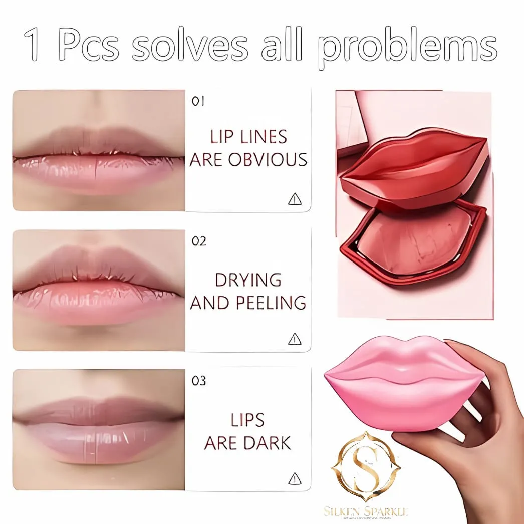 "Hydrating Lip Mask Set: Fade Lip Lines, Moisturize & Brighten Lip Color - 20 Pcs"