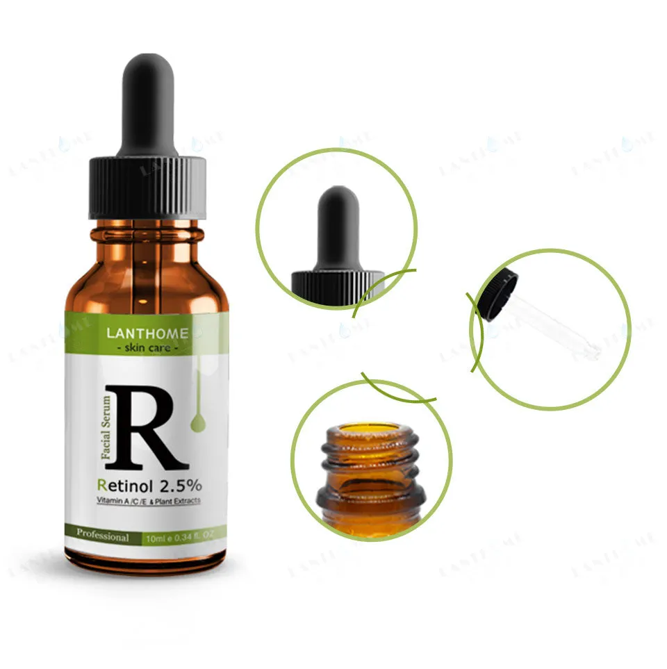 Retinol 2.5% Vitamin C / A Facial  Anti Wrinkle Serum Remove Dark Spots Collagen Serum
