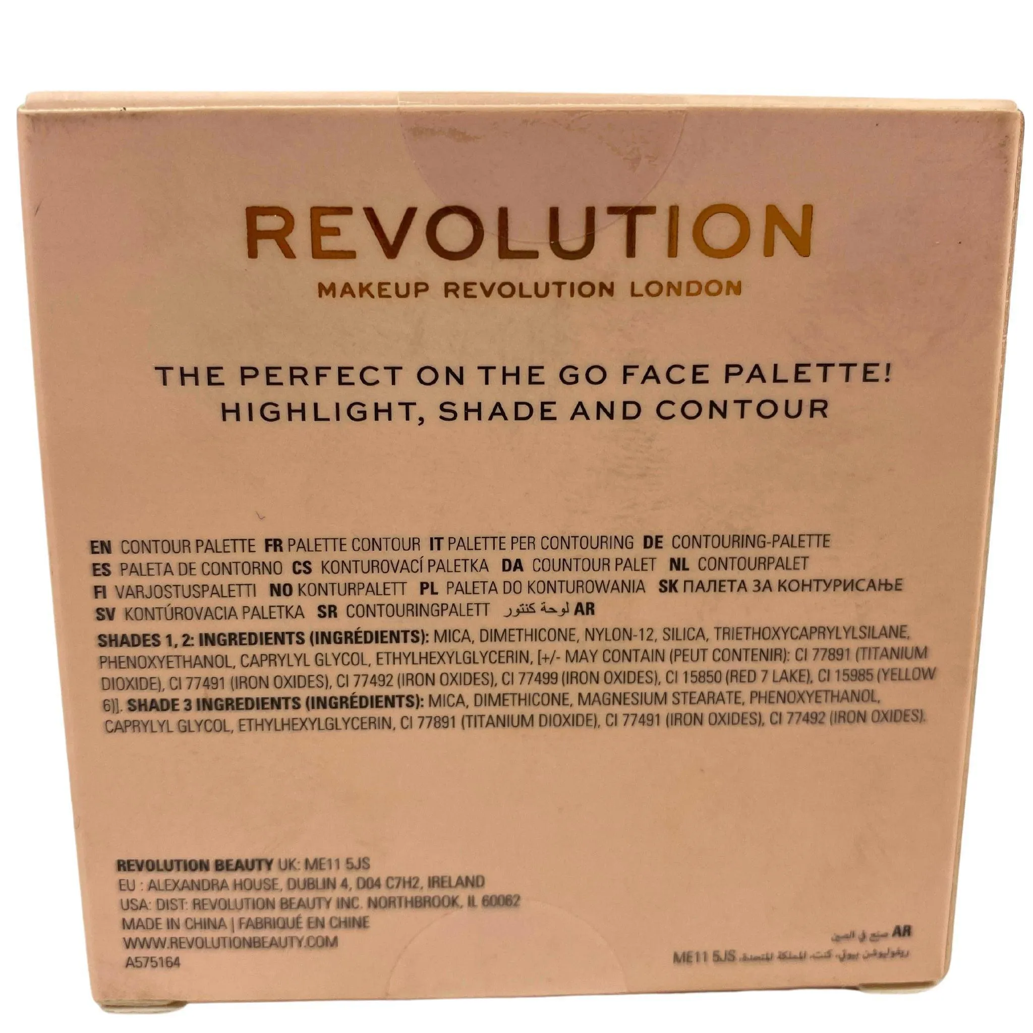 Revolution Contour Powder Compact Mediun Palette Contour 0.24OZ (30 Pcs Lot)