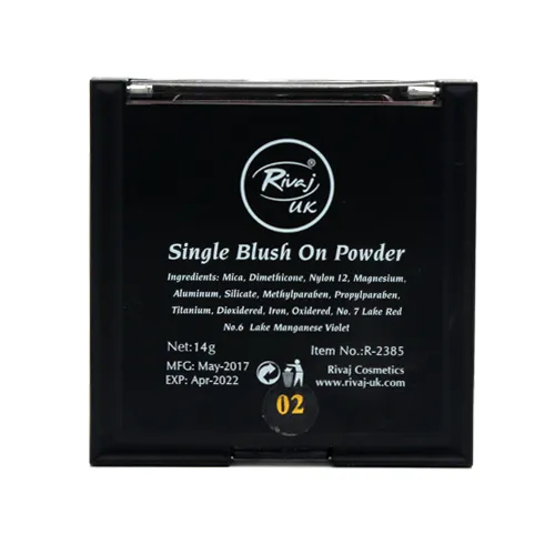 Rivaj Uk Cosmetics Matte Single Blush On Powder 02