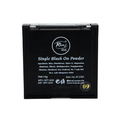 Rivaj Uk Cosmetics Matte Single Blush On Powder 09