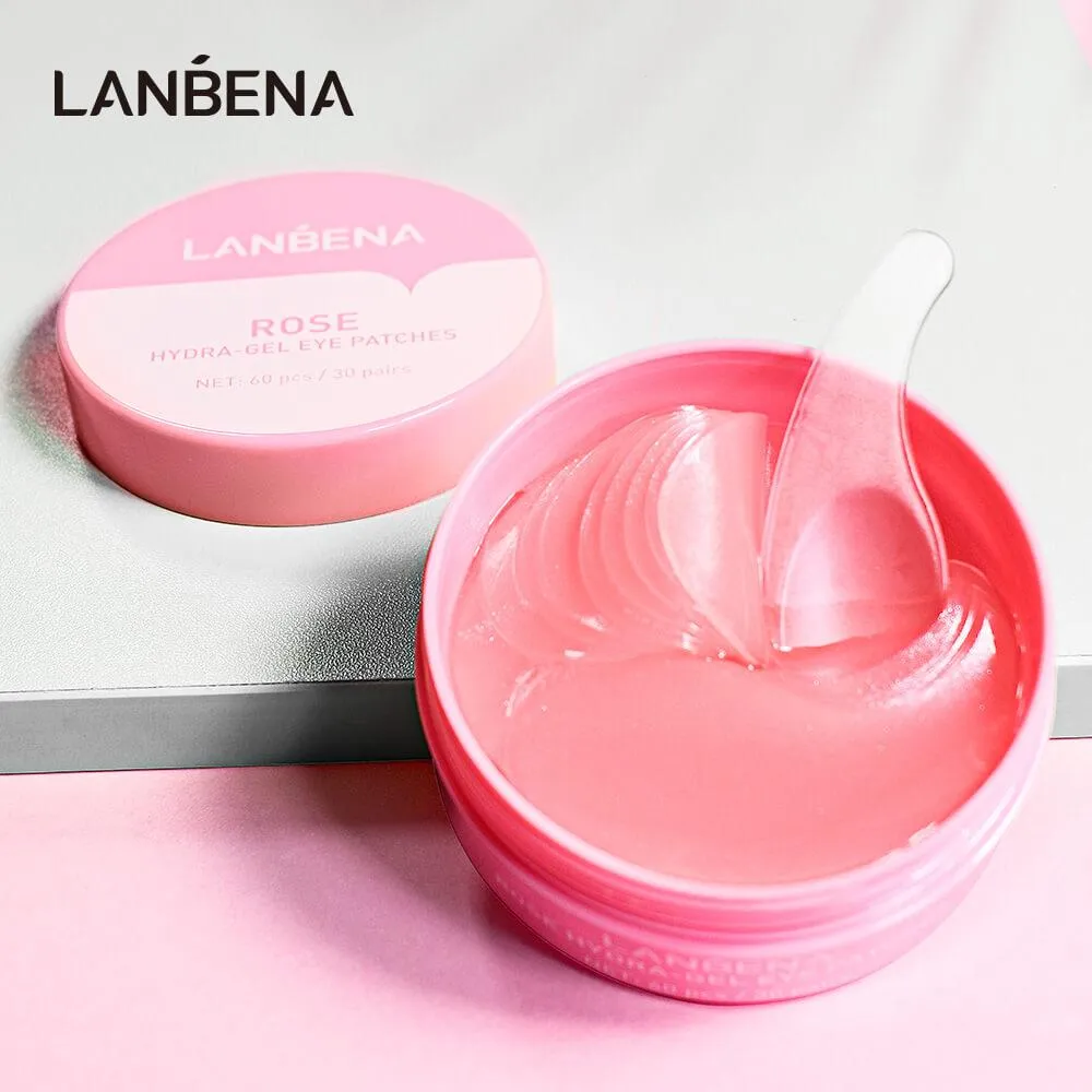 ROSE HYDRA-GEL EYE PATCHES