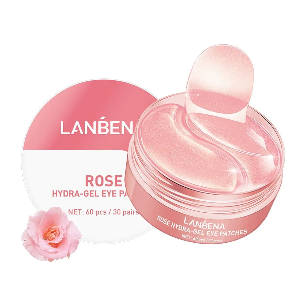 ROSE HYDRA-GEL EYE PATCHES