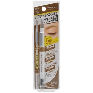 Sana New Born Eyebrow Mascara And Pencil Honey Brown