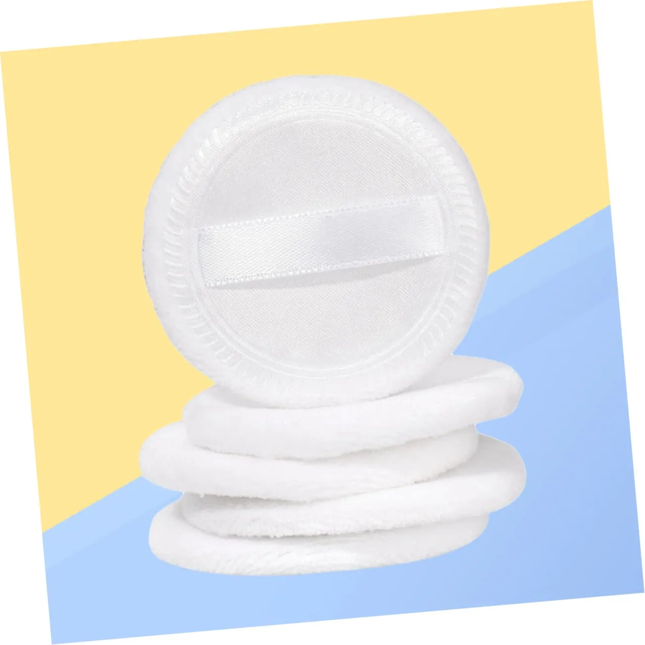 Sets Makeup Powder Puff Cotton Round Sponge Loose Powder for Face Gentle Easy Application for Home Travel Pcs