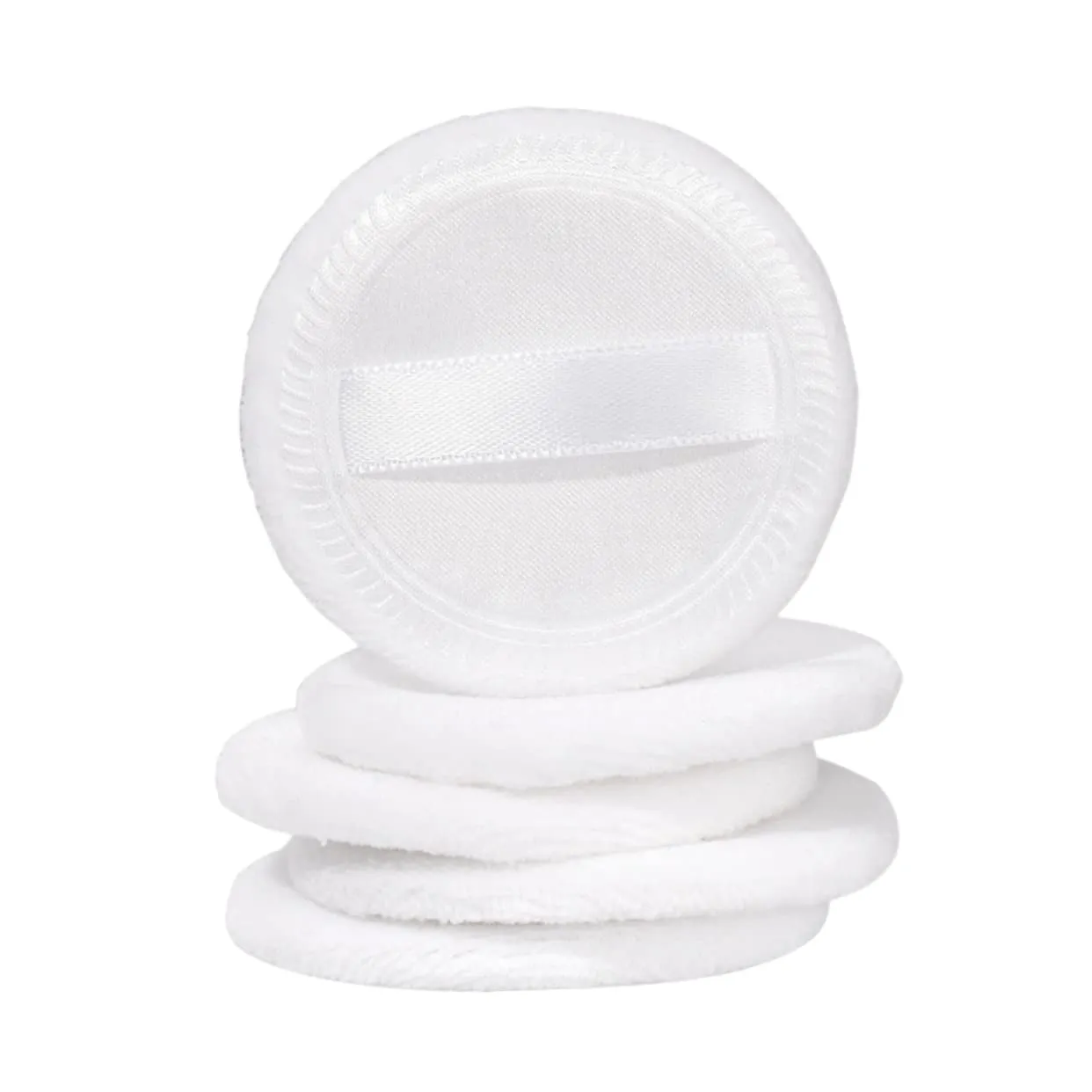 Sets Makeup Powder Puff Cotton Round Sponge Loose Powder for Face Gentle Easy Application for Home Travel Pcs