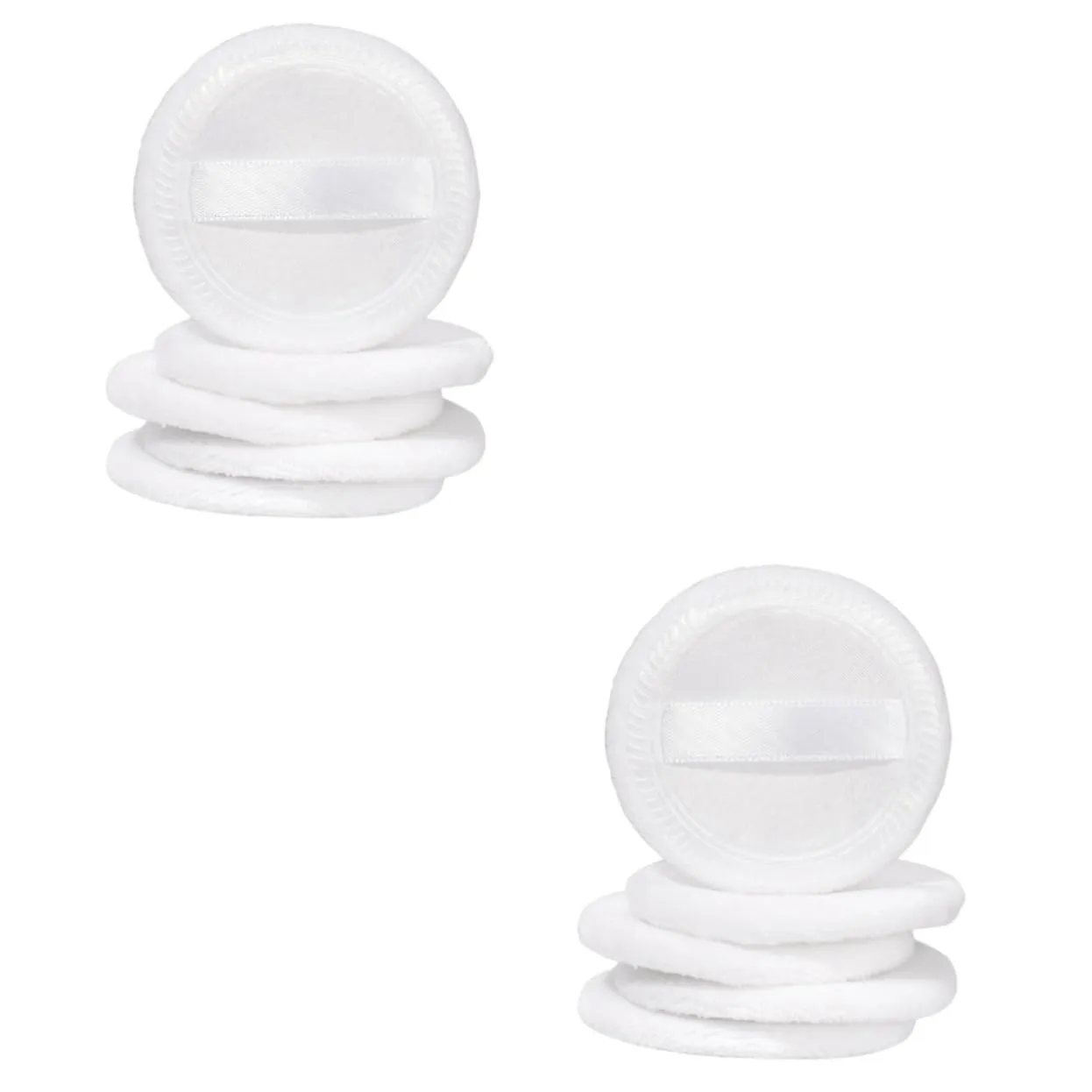 Sets Makeup Powder Puff Cotton Round Sponge Loose Powder for Face Gentle Easy Application for Home Travel Pcs