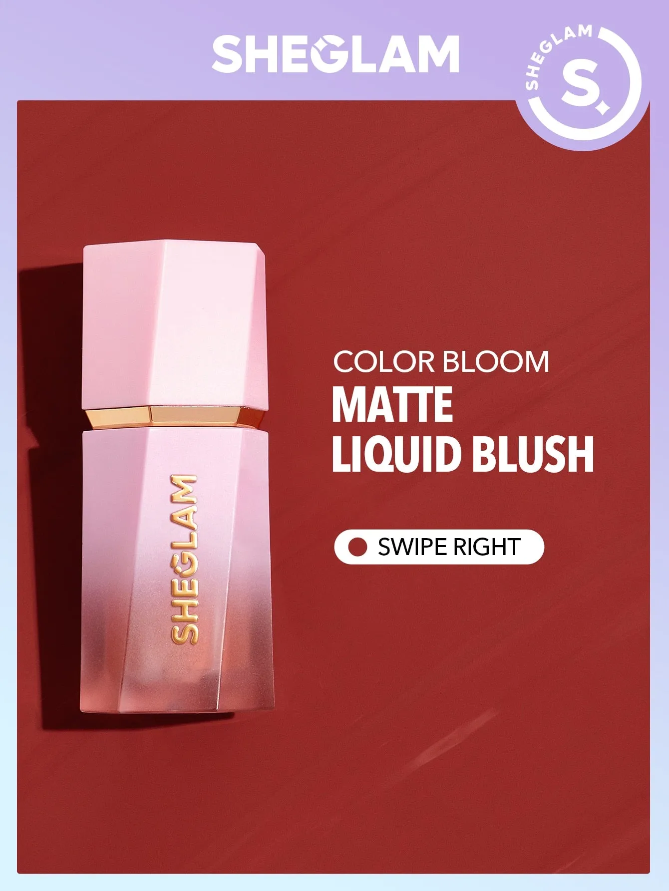 SHEGLAM Color Bloom Liquid Blush Matte Finish Love Cake