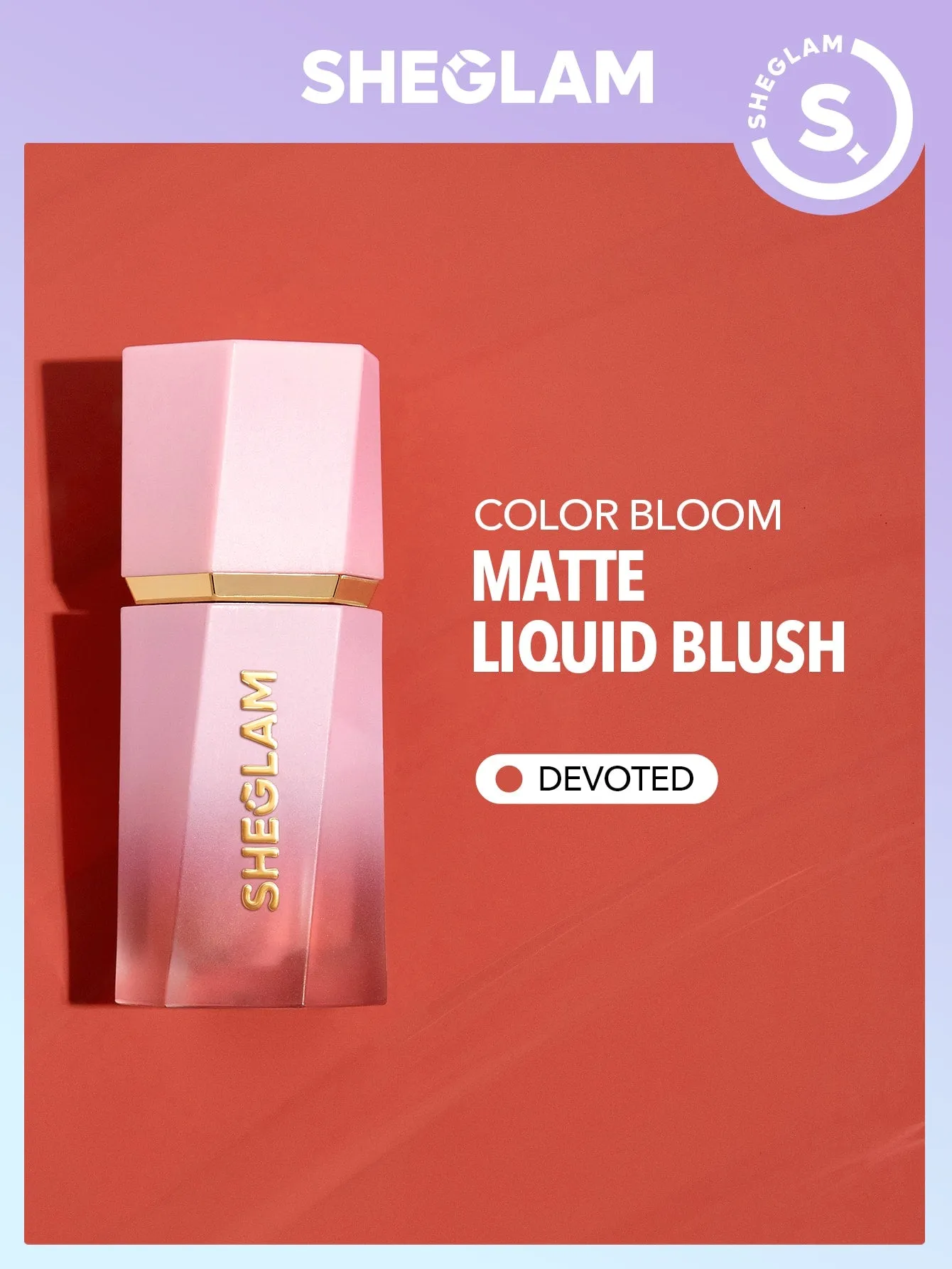 SHEGLAM Color Bloom Liquid Blush Matte Finish Love Cake