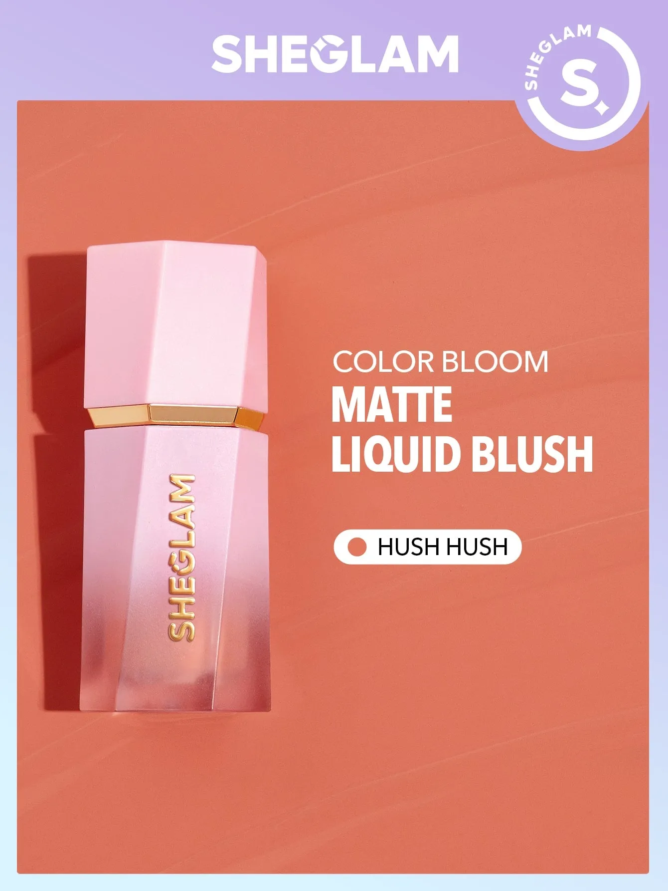 SHEGLAM Color Bloom Liquid Blush Matte Finish Love Cake