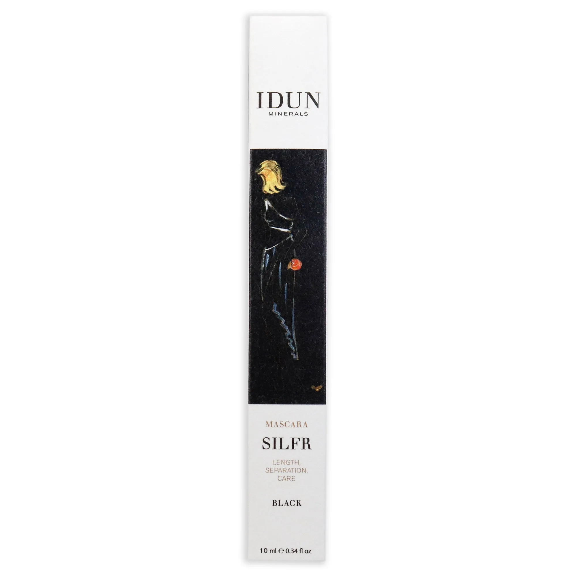 Silfr Lengthening Mascara - 011 Black by Idun Minerals for Women- 0.34 oz Mascara