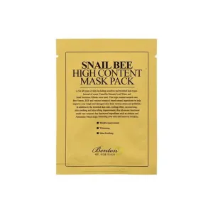 Snail Bee High Content Mask Pack - 1 Box of 10 Sheets