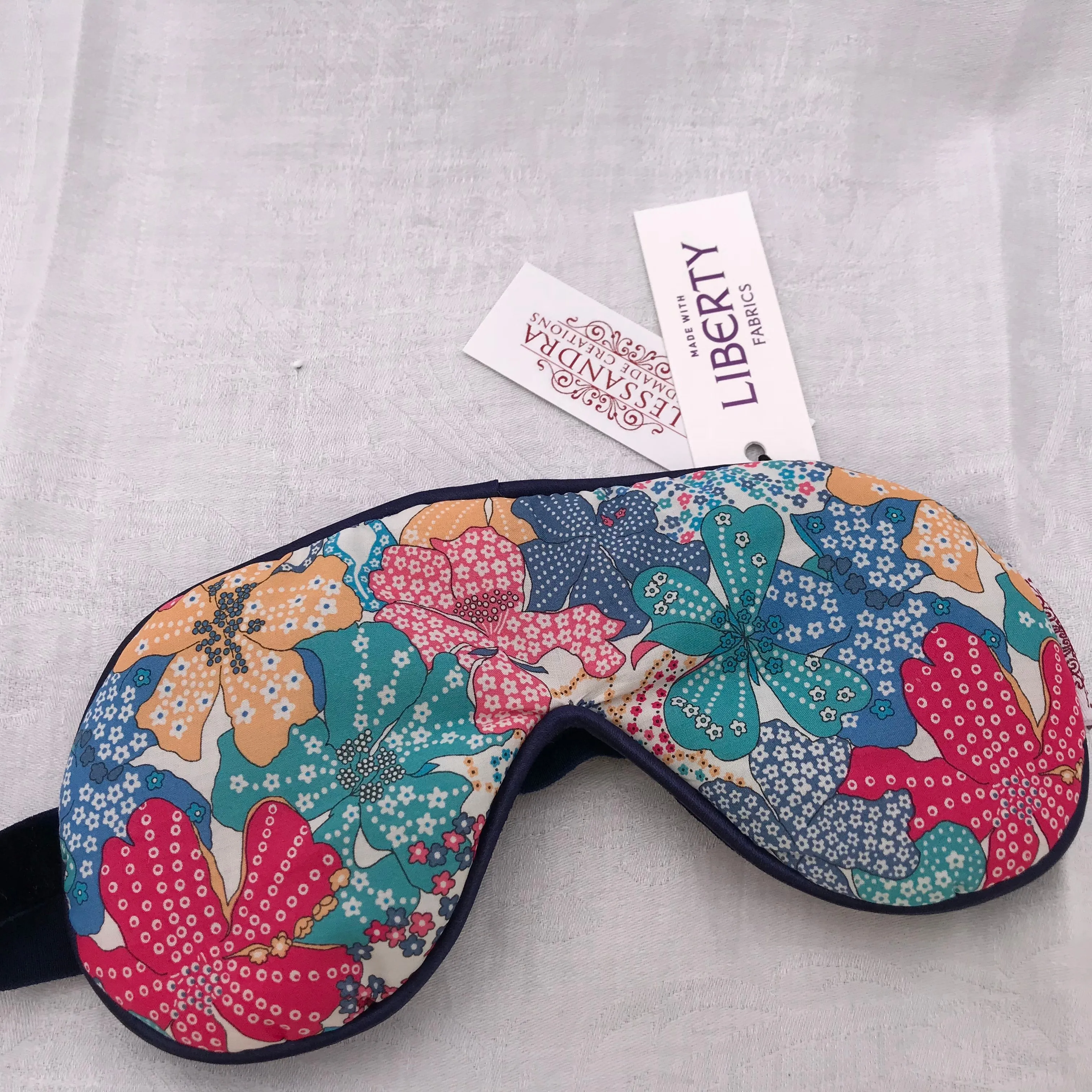 Soft and Comfortable Liberty Mauvey Eye Mask for a Restful Sleep