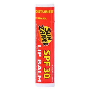 Sun Zapper SPF30  Lip Balm With Aloe Vera - Clear