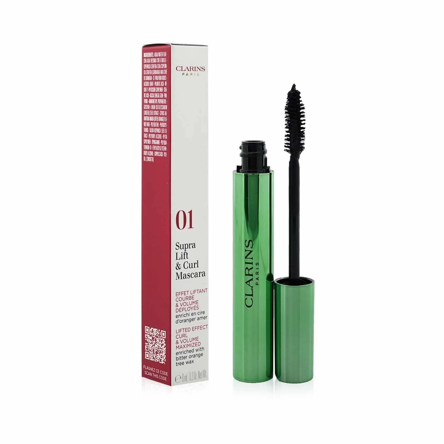 Supra Lift & Curl Mascara - # 01 Intense Black