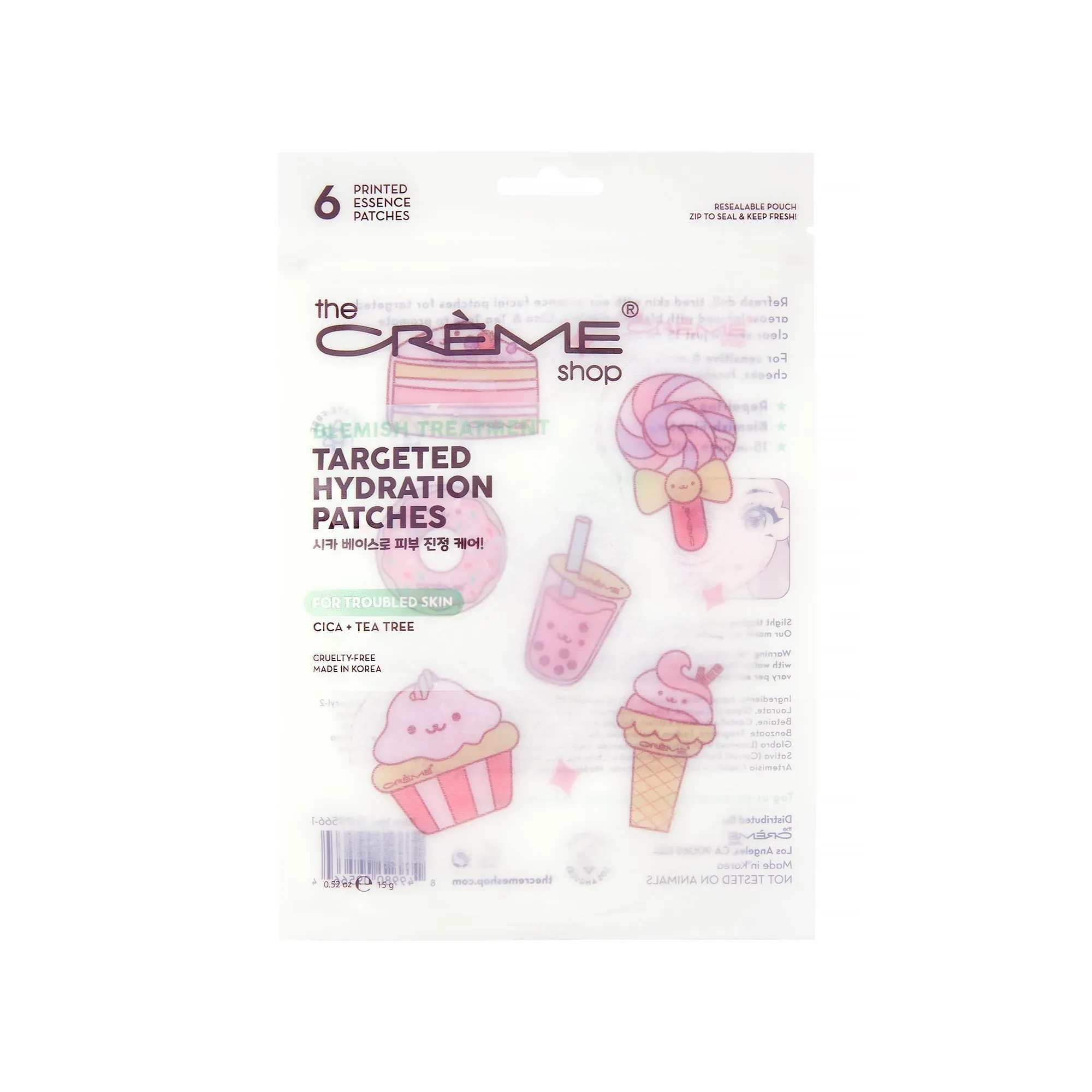 Targeted Hydration Patches For Acne Prone Skin - "Sweet Treats" (3 Pack)
