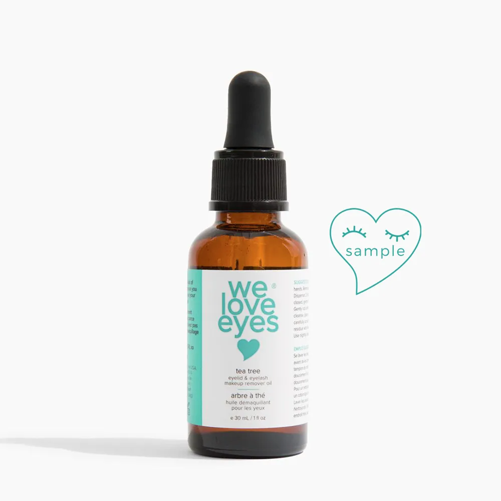 Tea Tree Eye Makeup Remover Oil Sample