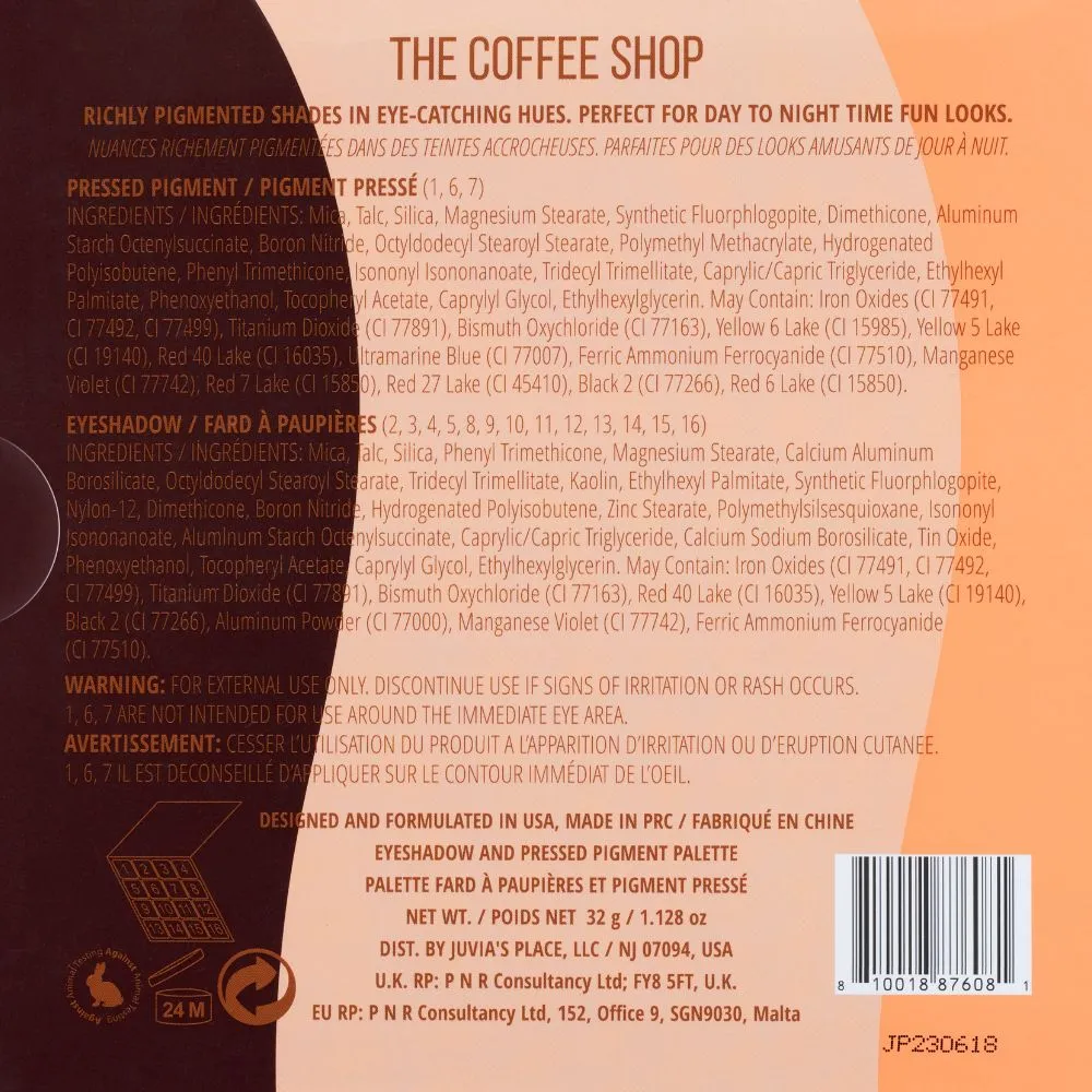The Coffee Shop Palette