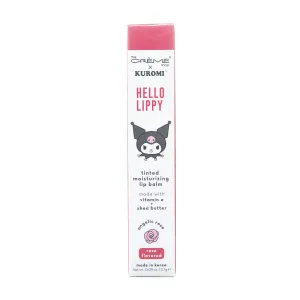 The Creme Shop Kuromi Hello Lippy Tinted Moisturizing Lip Balm Rose Flavored