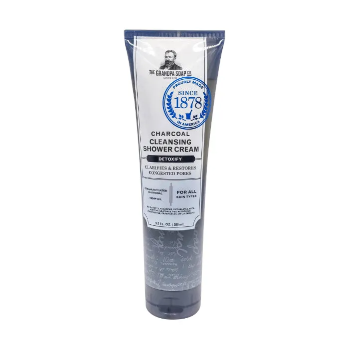 The Grandpa Soap Co. - Charcoal Cleansing Shower Cream, 9.5 fl oz