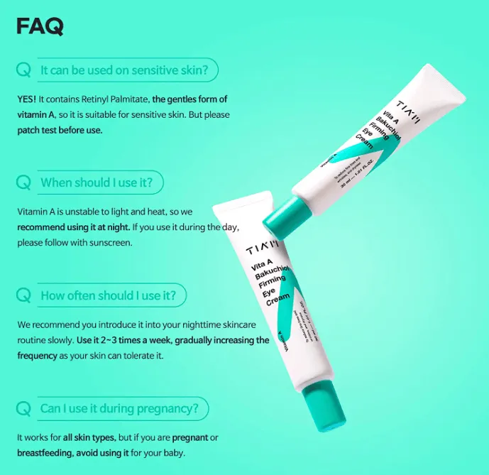 TIAM Vita A Bakuchiol Firming Eye Cream 30ml