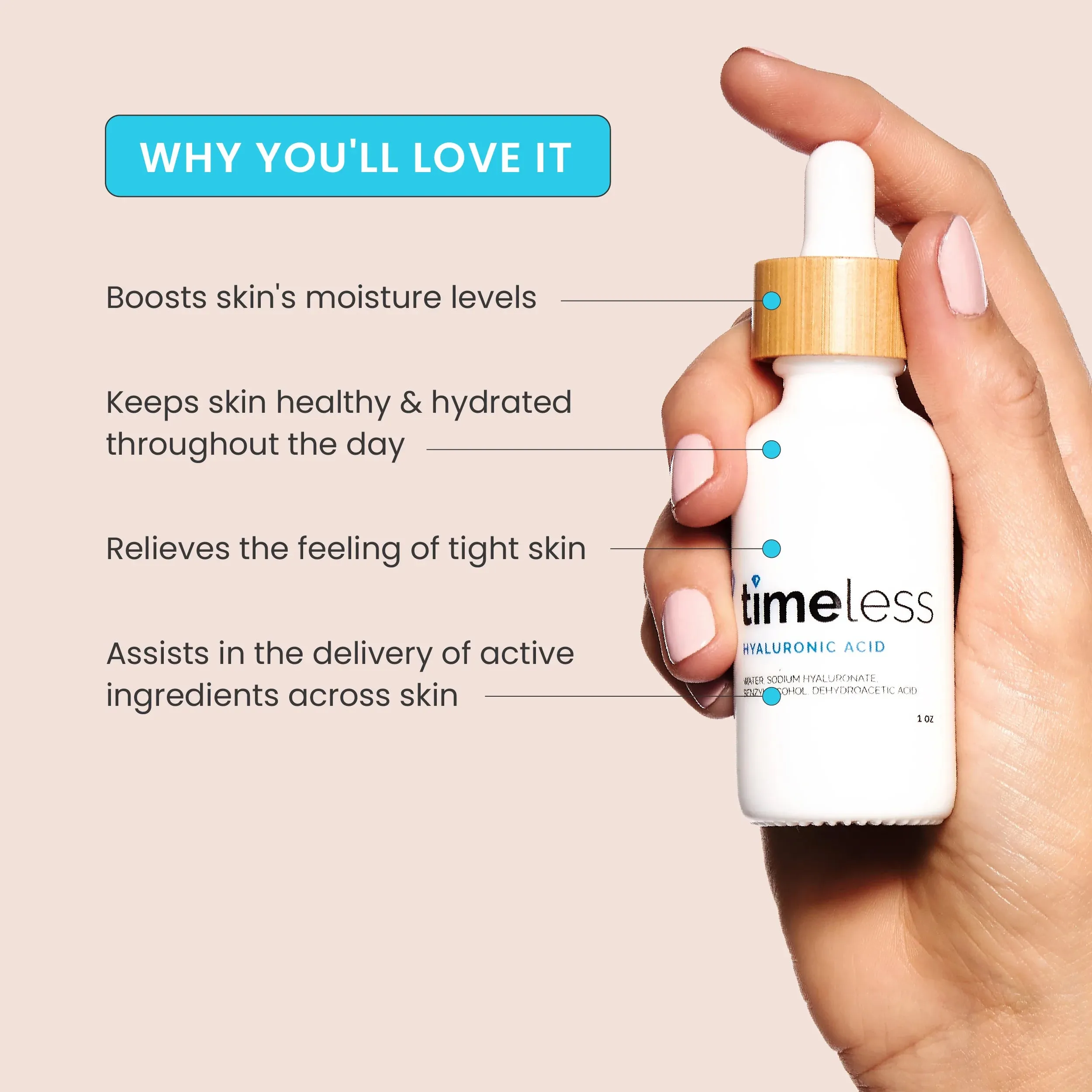 Timeless HYALURONIC ACID 100% PURE