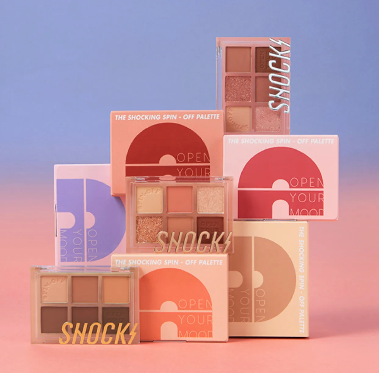 TONYMOLY The Shocking Spin Off Palette 02 Love Rose بالت شدو