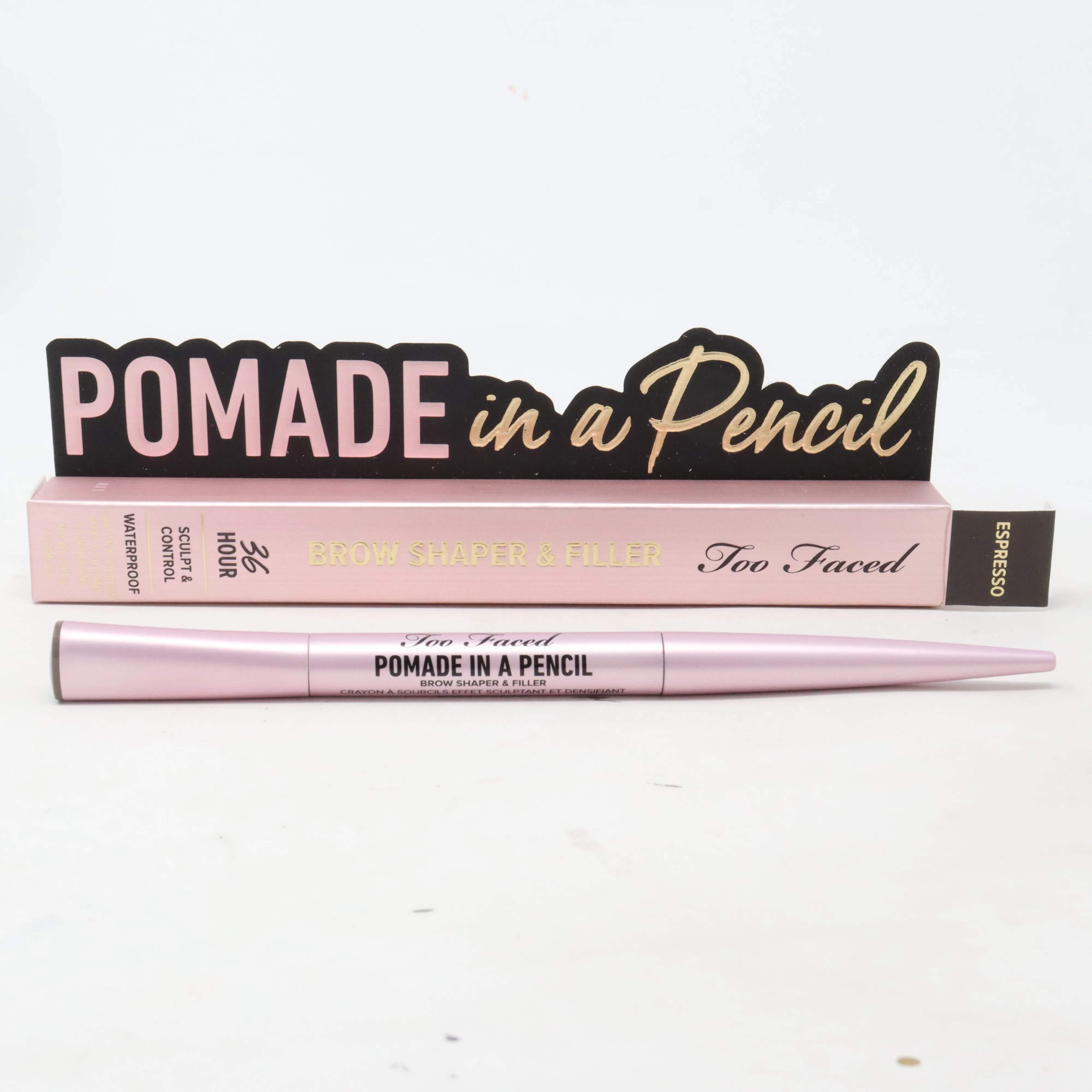 Too Faced Pomade In Pencil Eyebrow Shaper & Filler  0.006oz/0.19g New With Box
