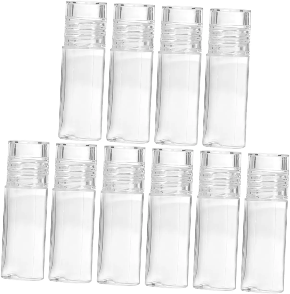 Toyvian 10pcs 3ml Plastic Loose Powder Containers Portable Travel Glitter Powder Bottles for ' Sensory Learning and Montessori Activities