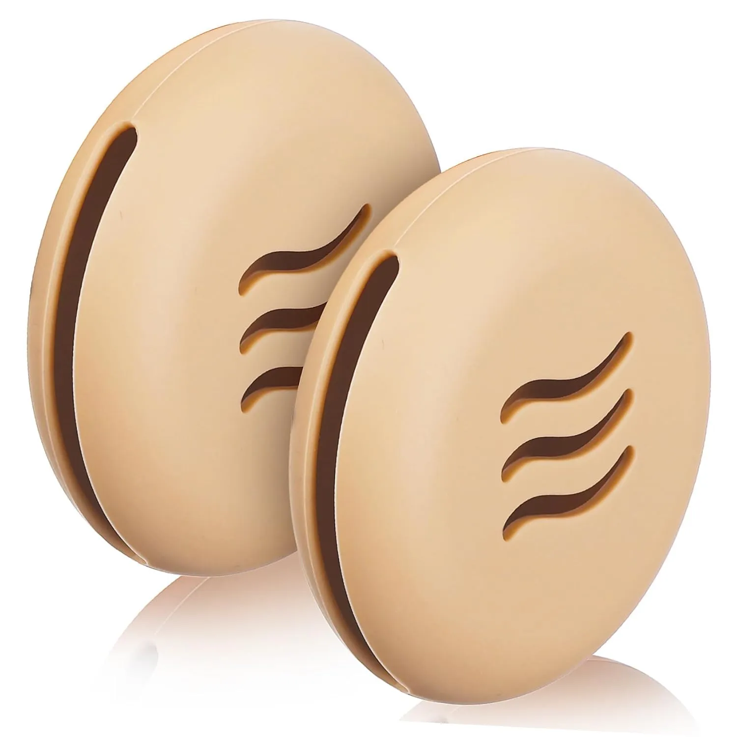 Travel Makeup Sponge Holder 2 Pack Silicone Powder Puff Case Compact Fashionable for