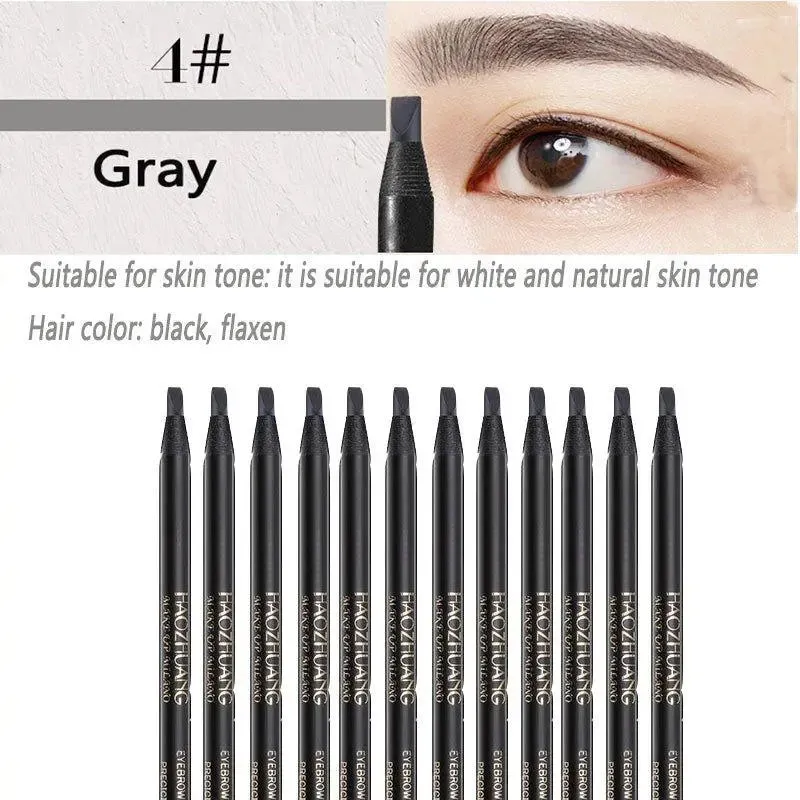 Ultimate 12PCS Waterproof Eyebrow Pencil Set for Flawless Brows