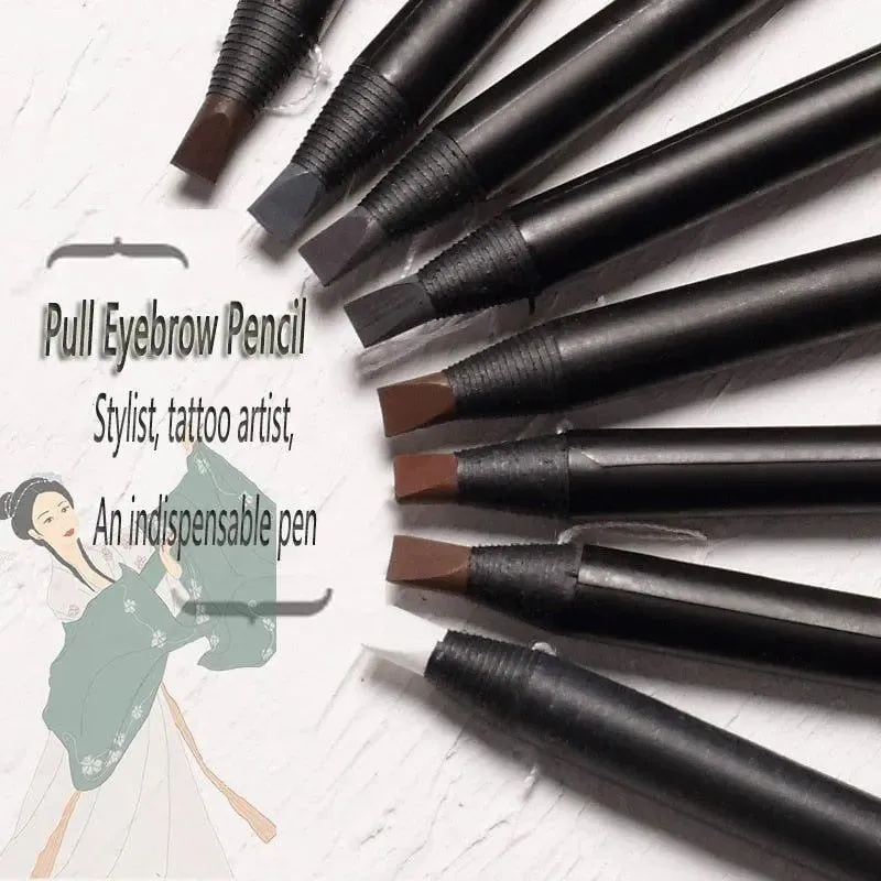 Ultimate 12PCS Waterproof Eyebrow Pencil Set for Flawless Brows