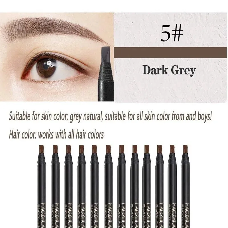 Ultimate 12PCS Waterproof Eyebrow Pencil Set for Flawless Brows