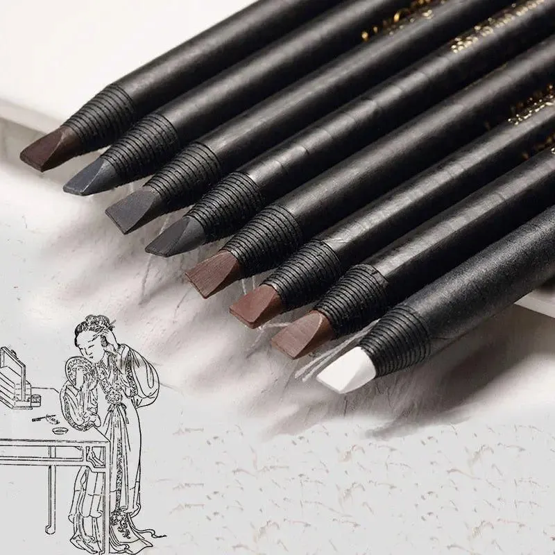 Ultimate 12PCS Waterproof Eyebrow Pencil Set for Flawless Brows