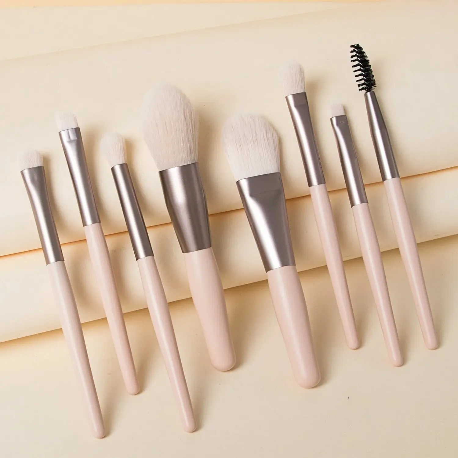 Unicorn Mini Travel Makeup 8 Pc Brush Set